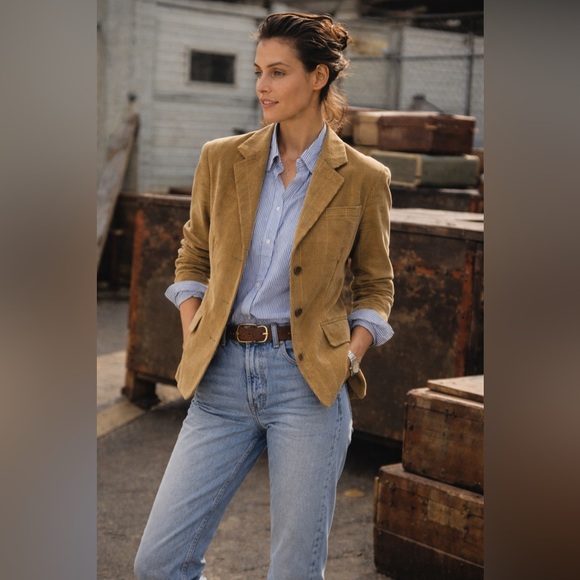 KEEP 90s Ralph Lauren Sport Tailored Corduroy Cotton Blazer - Picture 11 of 11